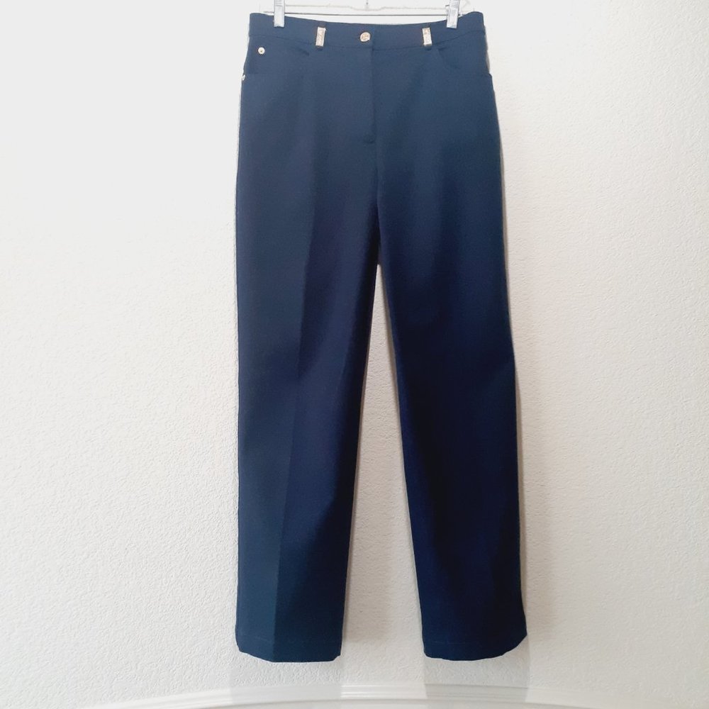 St. John Sport Navy 5 Pocket Pants